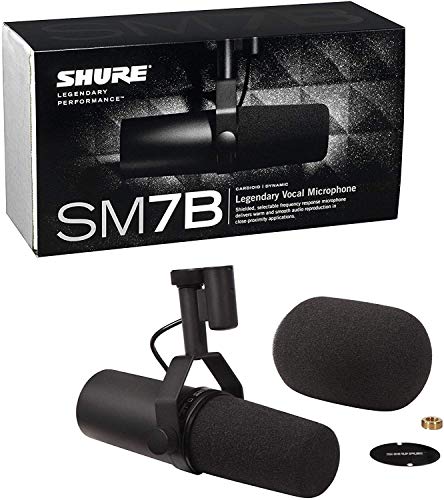 Enhance Your Vocal Recordings with the Shure SM7B Vocal Microphone Bundle